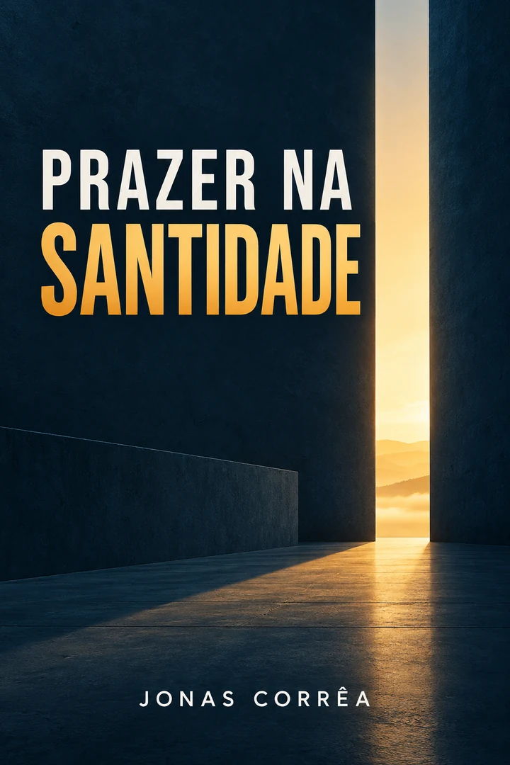 Capa do livro Prazer na Santidade, de Jonas Corrêa